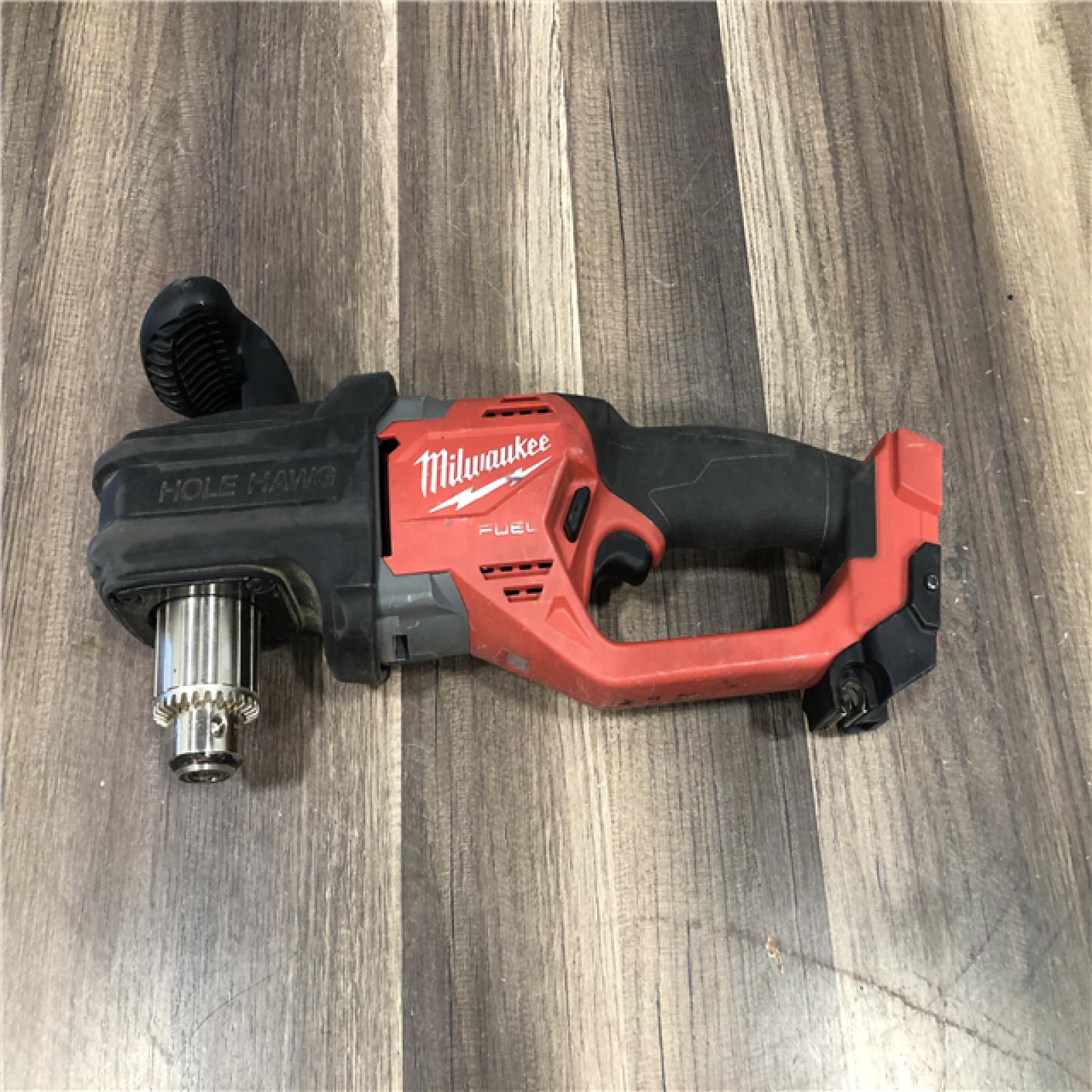AS-IS Milwaukee FUEL GEN II 18V Lithium-Ion Brushless Cordless 1/2 in. Hole Hawg Right Angle Drill (Tool-Only)