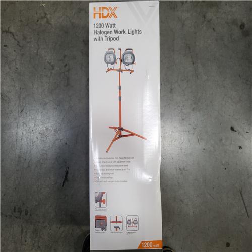 CALIFORNIA NEW HDX 1200 WATT HALOGEN WORK LIGHTS WITH TRIPOD
