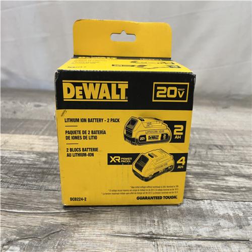 NEW - DEWALT 20V MAX Lithium-Ion 4.0 Ah and 2.0Ah Battery Packs (2-Pack)