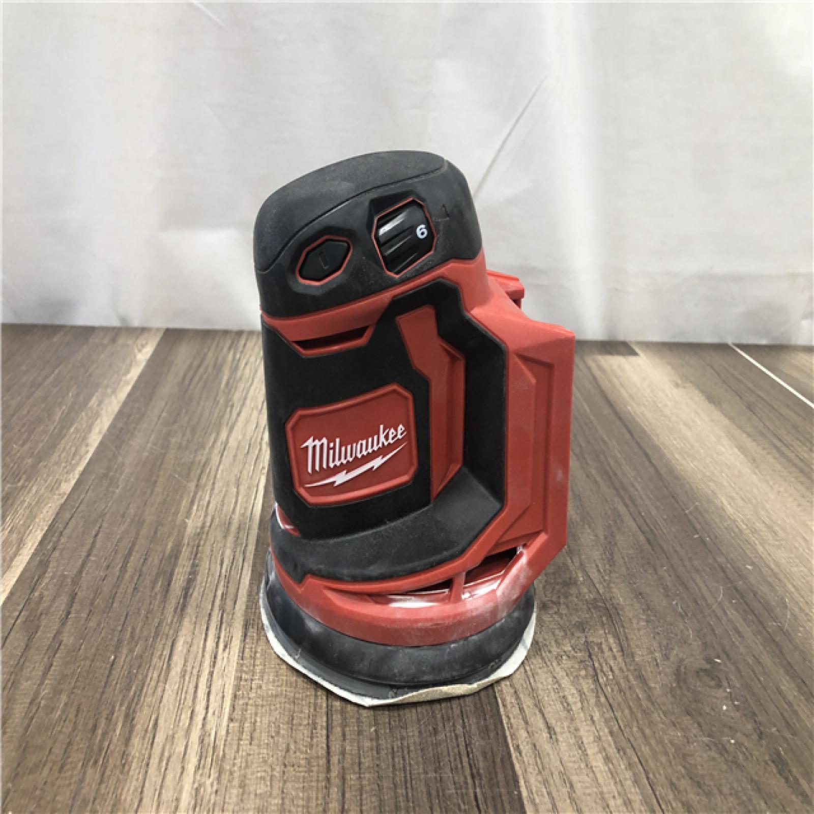 AS-IS Milwaukee 18V Lithium-Ion Cordless 5 in. Random Orbit Sander (Tool-Only)