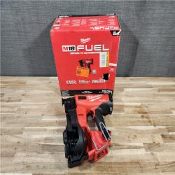 HOUSTON LOCATION - AS-IS (APPEARS LIKE NEW) Milwaukee FUEL 18-Volt Lithium-Ion Brushless Cordless Coil Roofing Nailer (Tool Only)