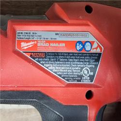 HOUSTON LOCATION - AS-IS Milwaukee FUEL 18-Volt Lithium-Ion Brushless Cordless Gen II 18-Gauge Brad Nailer (Tool-Only)
