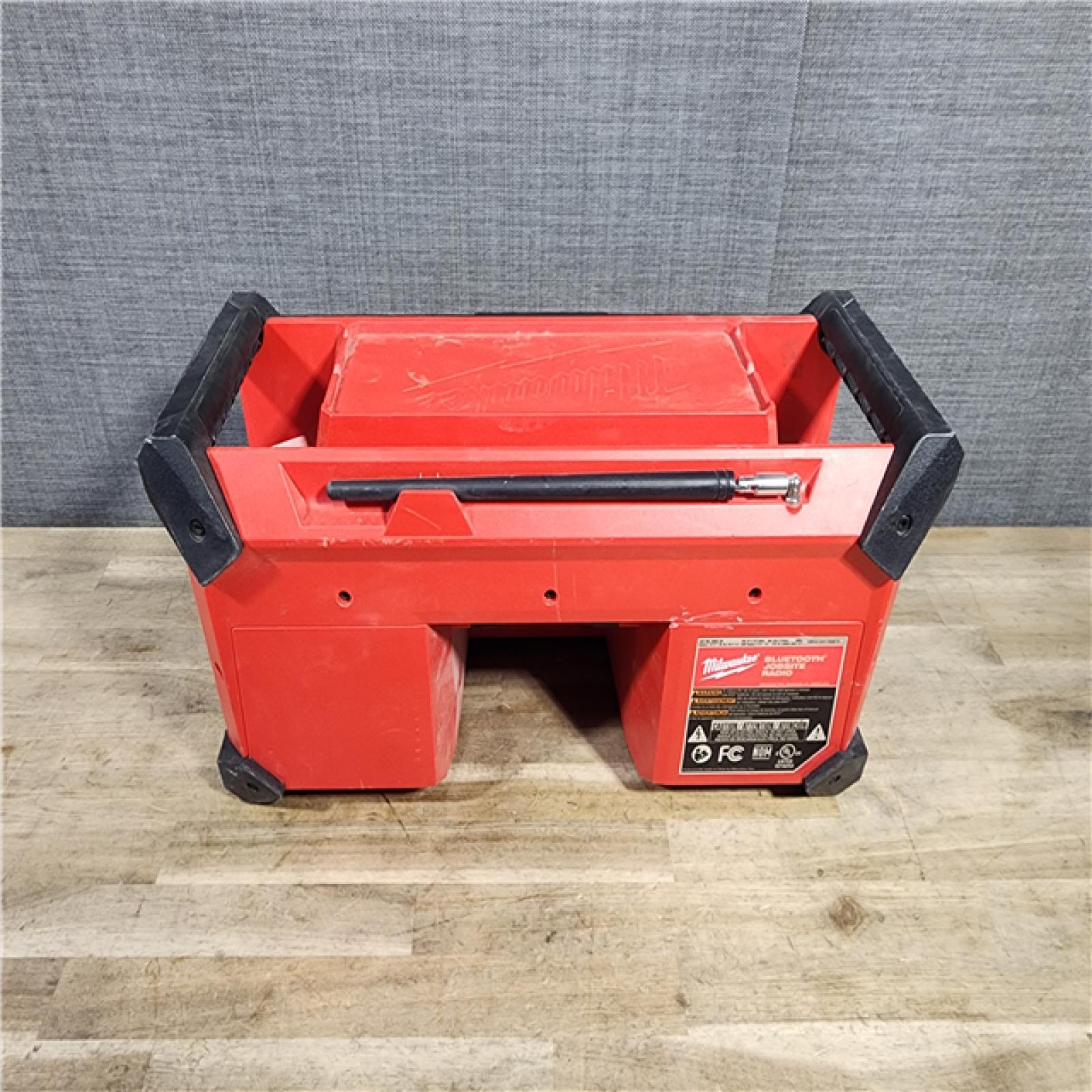 HOUSTON LOCATION - AS-IS Milwaukee M18 18V Lithium-Ion Cordless Jobsite Radio