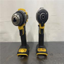 AS-IS-  DEWALT ATOMIC 20-Volt MAX Lithium-Ion Cordless Combo Kit (2-Tool) with (2) 2.0Ah Batteries  Charger and Bag