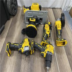 AS-IS  Dewalt 20-Volt MAX ToughSystem Lithium-Ion 6-Tool Cordless Combo Kit