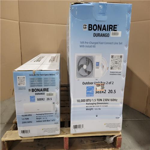 California NEW Bonaire Durango Split Air Conditioner (Damaged Boxes)