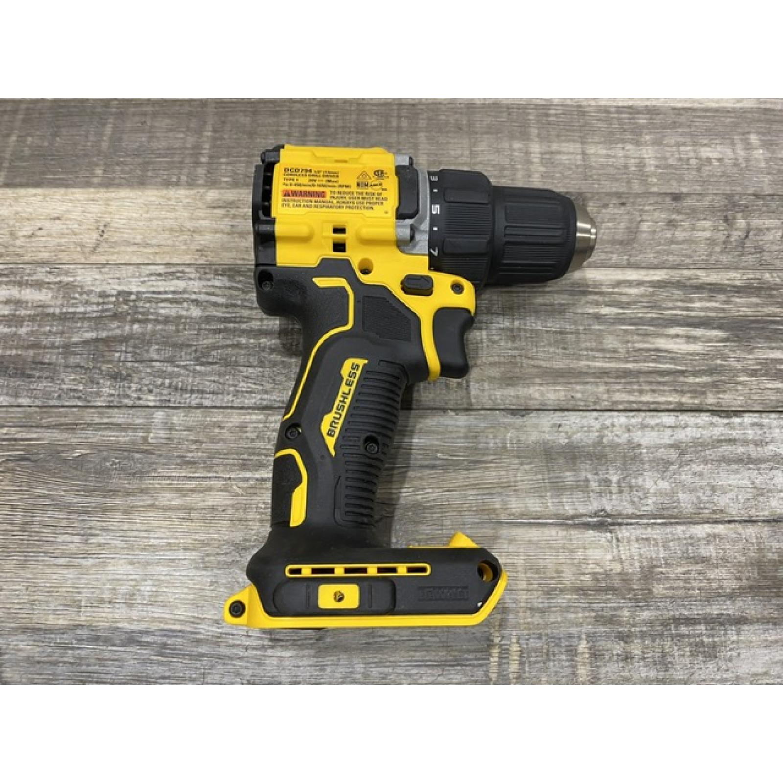 AS-IS DEWALT Atomic 20V Lithium-Ion Cordless Compact 1/2 in. Drill/Driver Kit