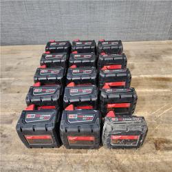 HOUSTON LOCATION - AS-IS MILWAUKEE BATTERY PACK QTY - 15