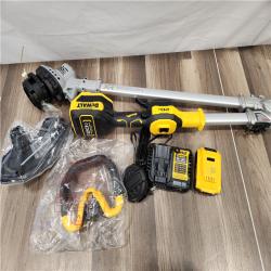 AS-IS - DeWalt 20V MAX 14 in. Brushless Cordless Battery Powered Foldable String Trimmer Kit with (1) 5 Ah Battery & Charger