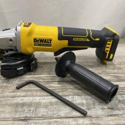 AS-IS DEWALT 20V MAX Cordless Brushless 4-1/2 in. Angle Grinder with Paddle Switch (Tool Only)