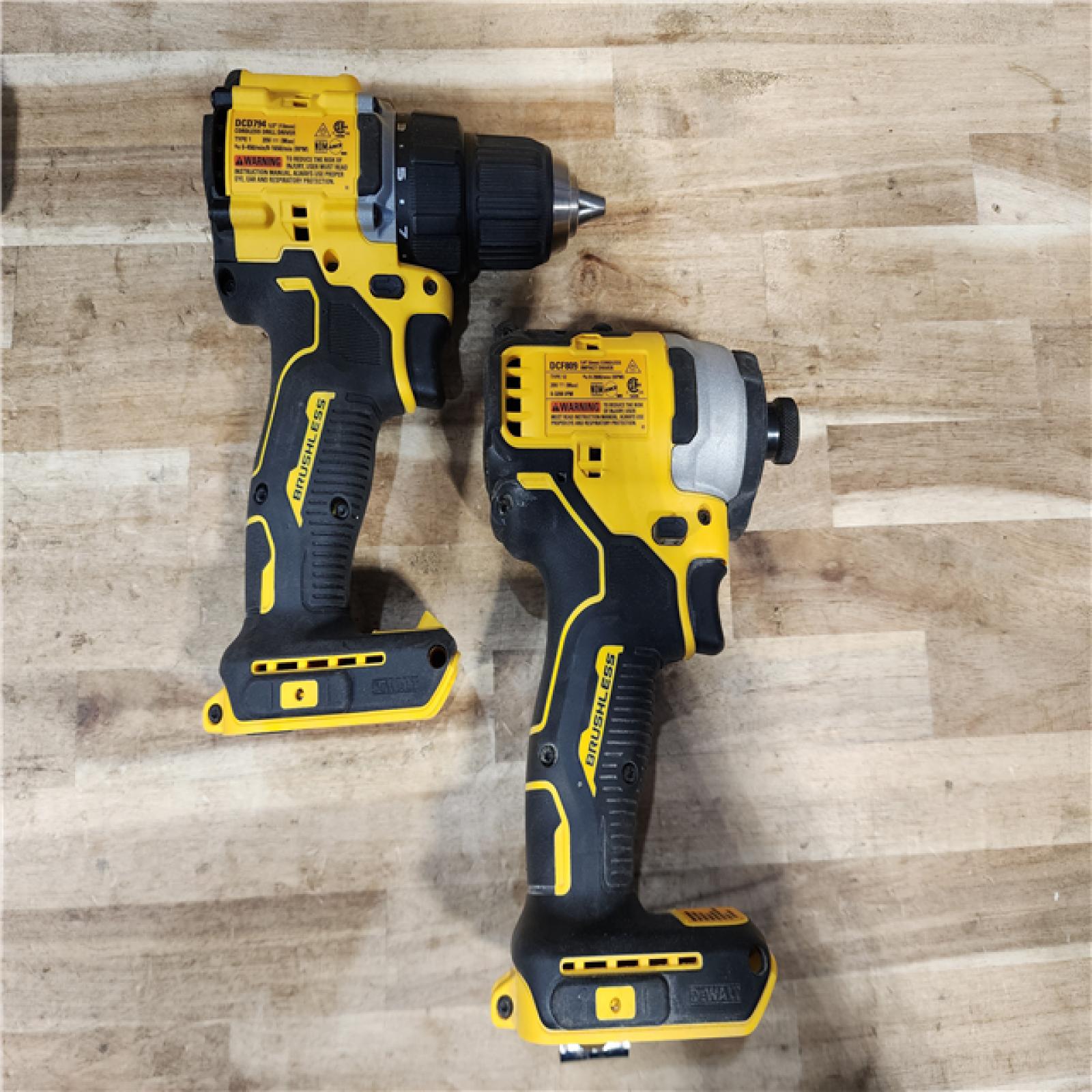 HOUSTON LOCATION - AS-IS DEWALT ATOMIC 20-Volt MAX Lithium-Ion Cordless Combo Kit