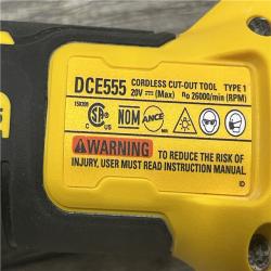 AS-IS DEWALT XR 20V Lithium-Ion Cordless Rotary Drywall Cut-Out Tool (Tool Only)