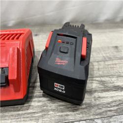 AS-IS Milwaukee 18-Volt Lithium-Ion REDLITHIUM FORGE Starter Kit with 8.0Ah Battery and Rapid Charger