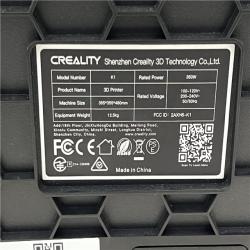 AS-IS Creality K1 3D Printer Upgraded 600 mm/s