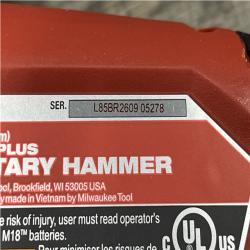 AS-IS Milwaukee  FUEL 18V Lithium-Ion Brushless Cordless 1 in. SDS-Plus Rotary Hammer (Tool-Only)