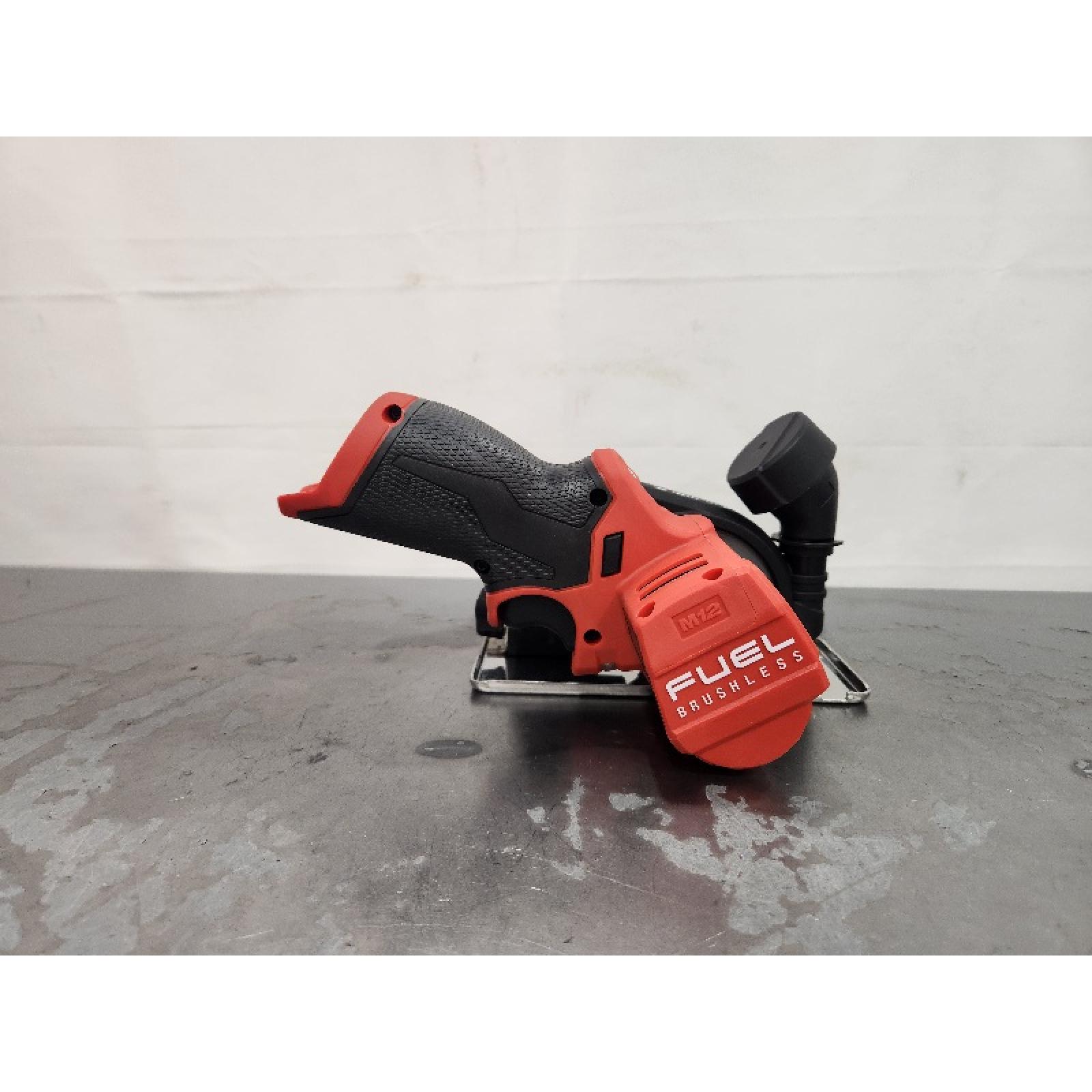 AS-IS- Milwaukee M12 FUEL 12V Lithium-Ion Brushless Cordless 3 in. Cut Off Saw (Tool-Only)