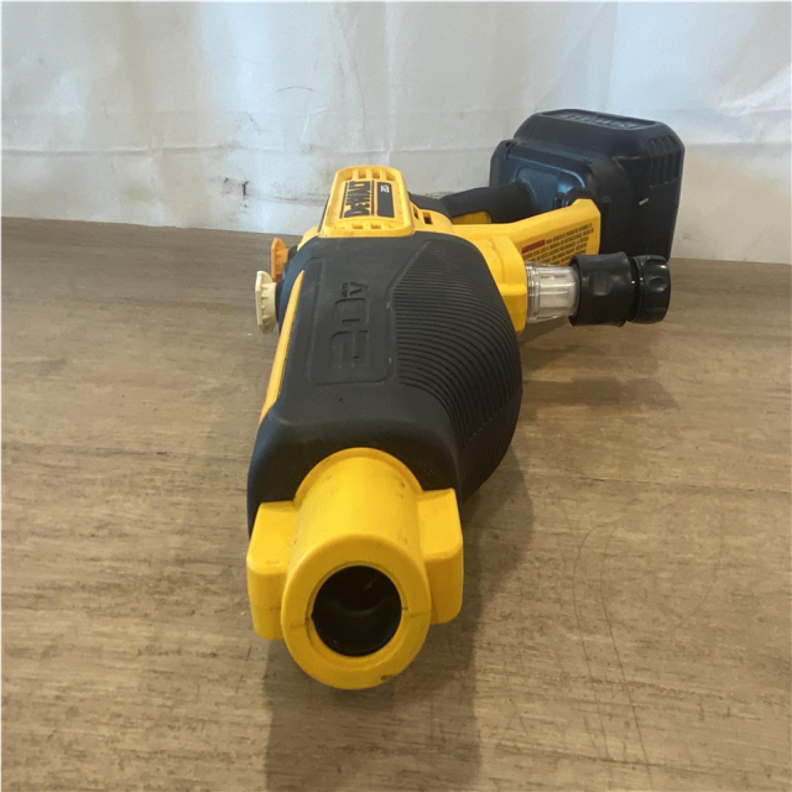 AS-IS DEWALT 20V MAX 550 PSI 1.0 GPM Cold Water Cordless Power Cleaner with 4-Nozzles (Tool Only)
