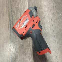 AS-IS- Milwaukee M12 FUEL SURGE 12-Volt Lithium-Ion Brushless Cordless 1/4 in. Hex Impact Driver (Tool-Only)
