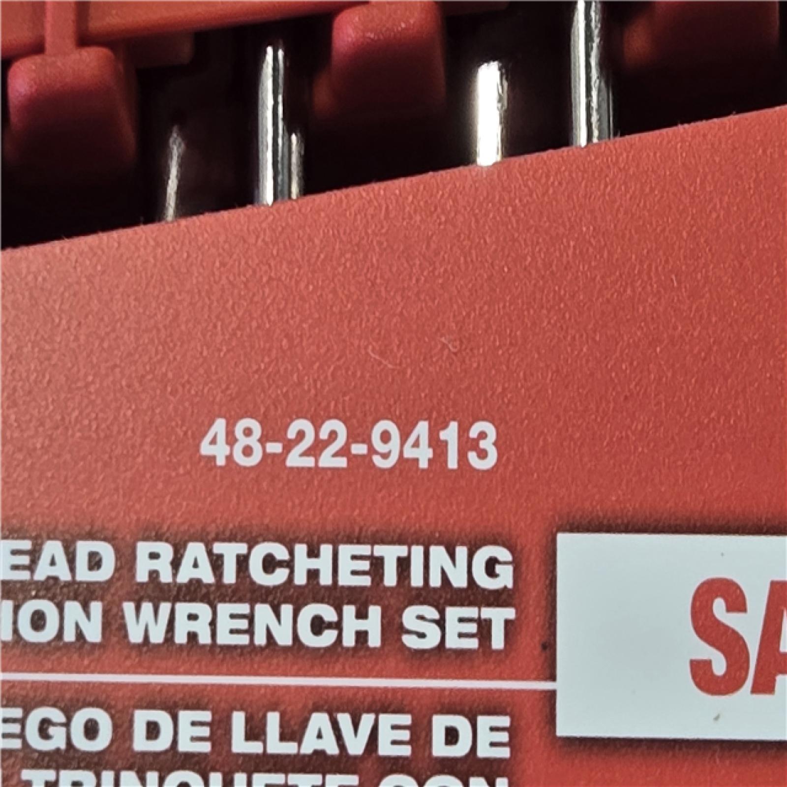AS-IS Milwaukee 48-22-9413 Flex Head Wrench Set