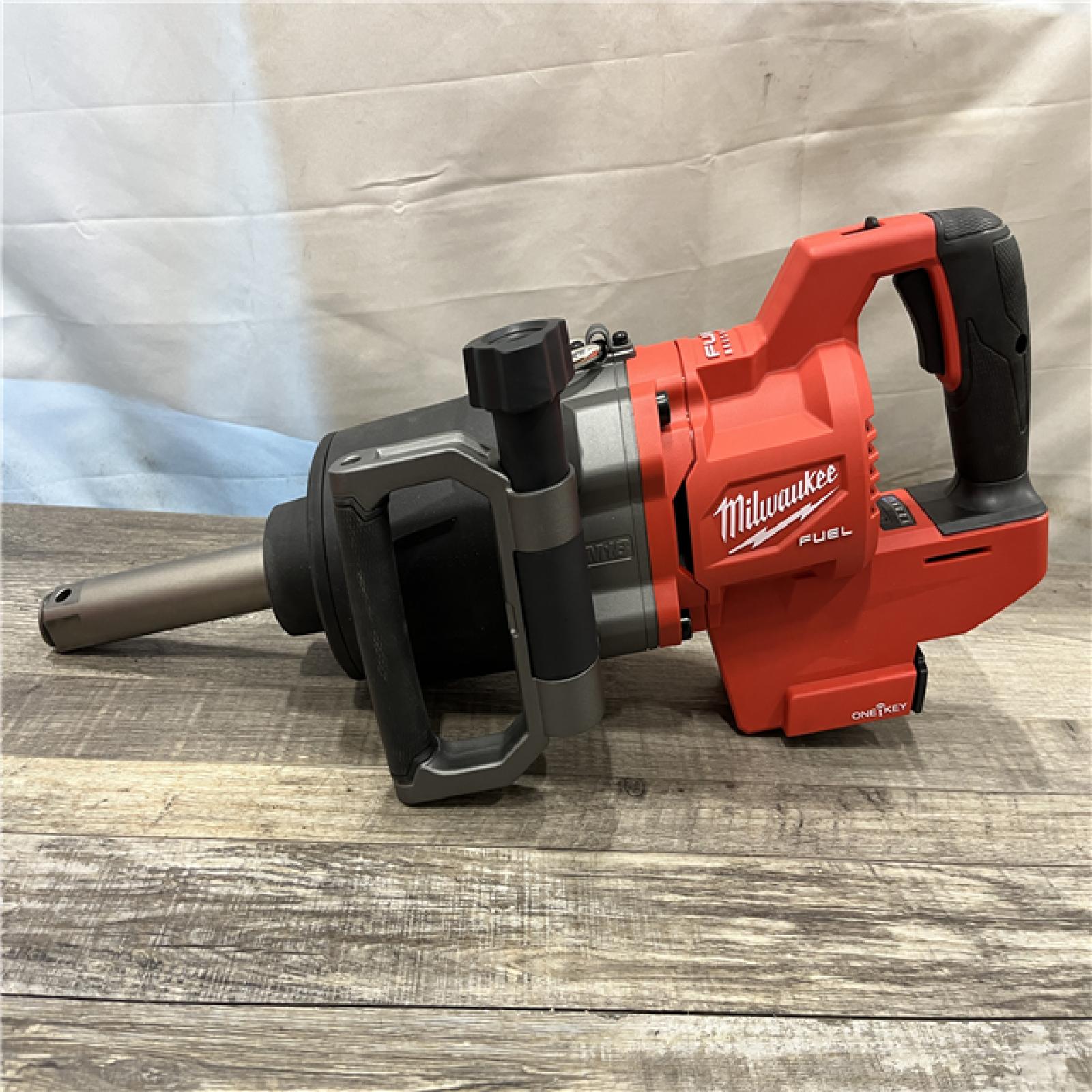 AS-IS Milwaukee FUEL 18V Lithium-Ion Brushless Cordless 1 in. Impact Wrench Extended Reach D-Handle Kit