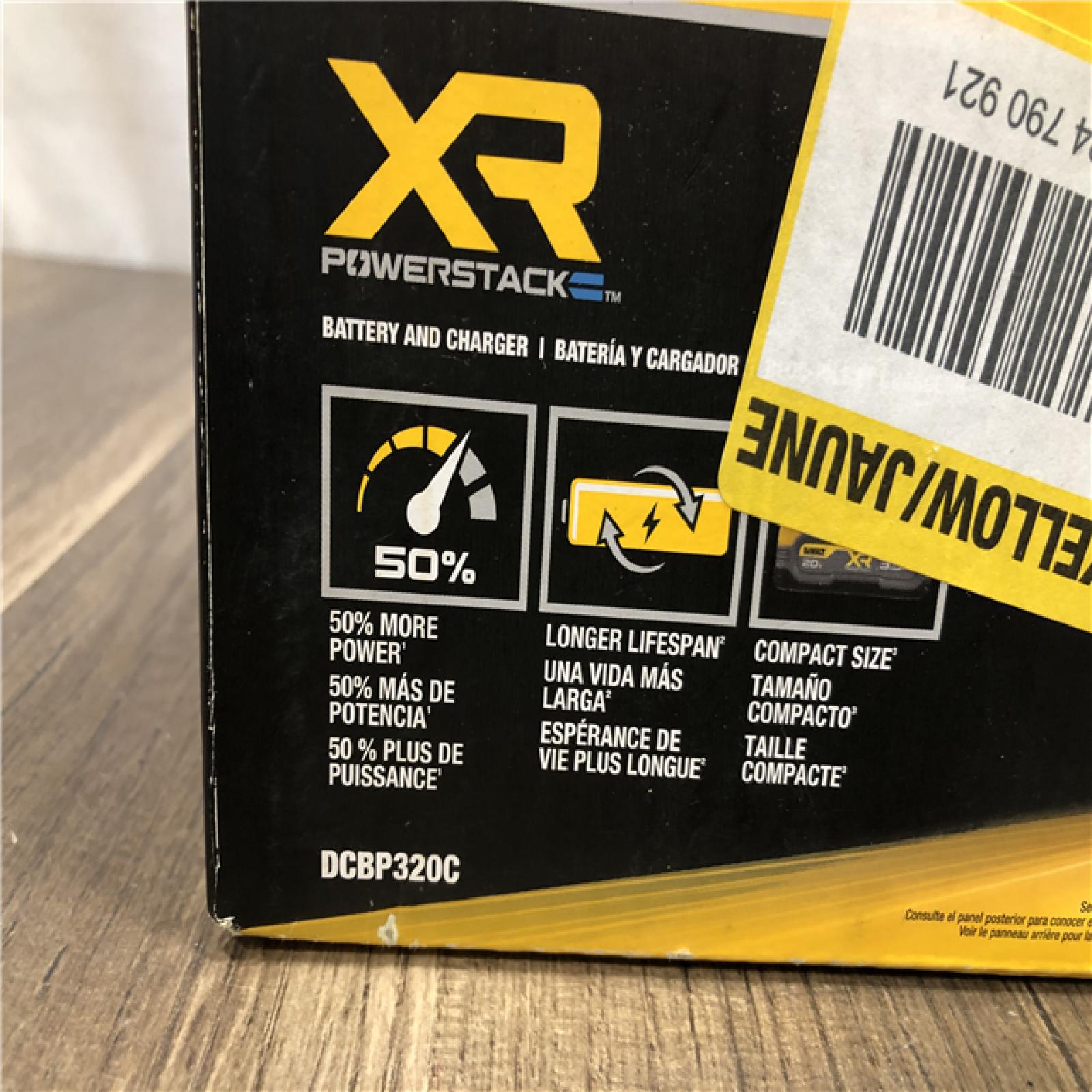 NEW- DEWALT 20V MAX XR POWERSTACK Lithium-Ion Battery Starter Kit