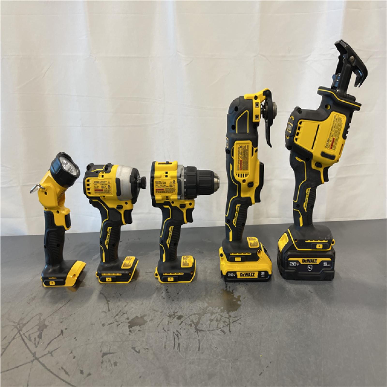 AS-IS - DEWALT 20-Volt MAX Lithium-Ion Cordless 7-Tool Combo Kit