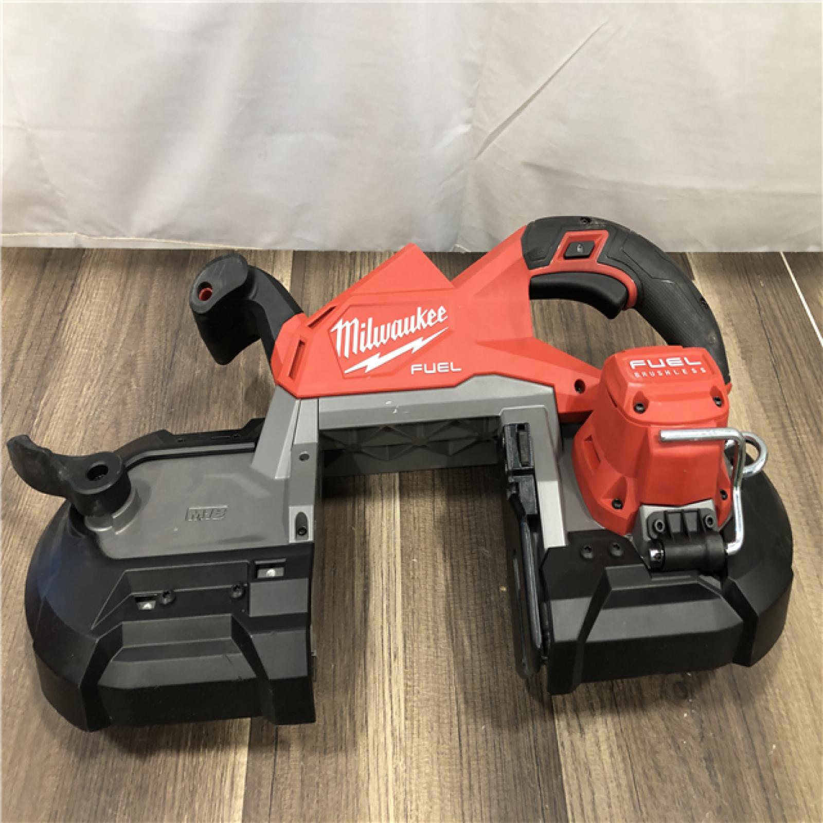 AS-IS Milwaukee FUEL 18V Lithium-Ion Brushless Cordless Deep Cut Band Saw (Tool-Only)