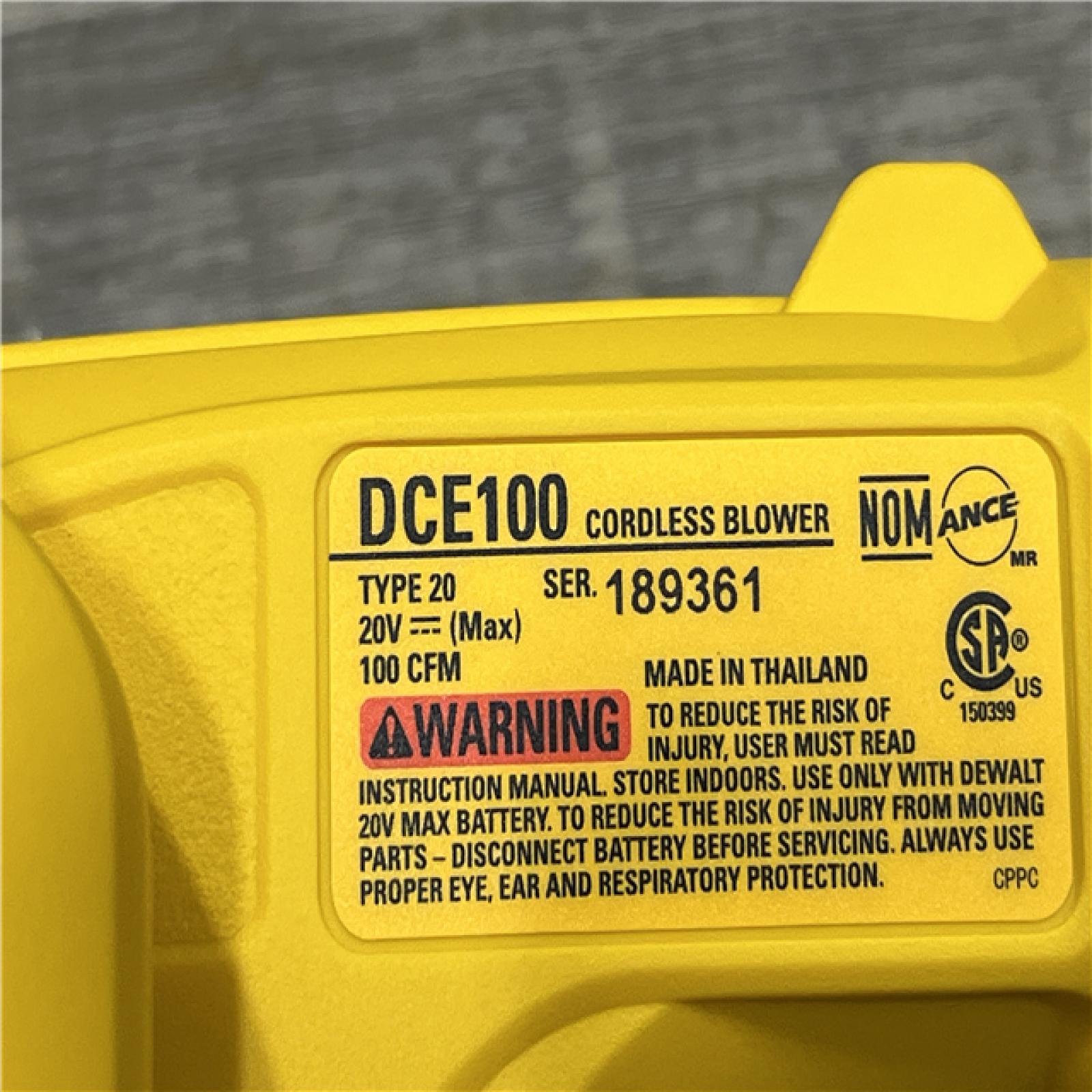 AS-IS DEWALT Cordless Compact Jobsite Blower(Tool Only)