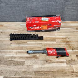 HOUSTON LOCATION - AS-IS Milwaukee FUEL INSIDER 12V Lithium-Ion Brushless Cordless 1/4 in. - 3/8 in. Extended Reach Box Ratchet (Tool-Only)