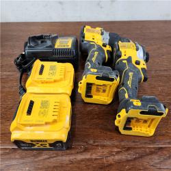 AS-IS DEWALT 20V MAX Lithium-Ion Brushless Cordless (2-Tool) Combo Kit