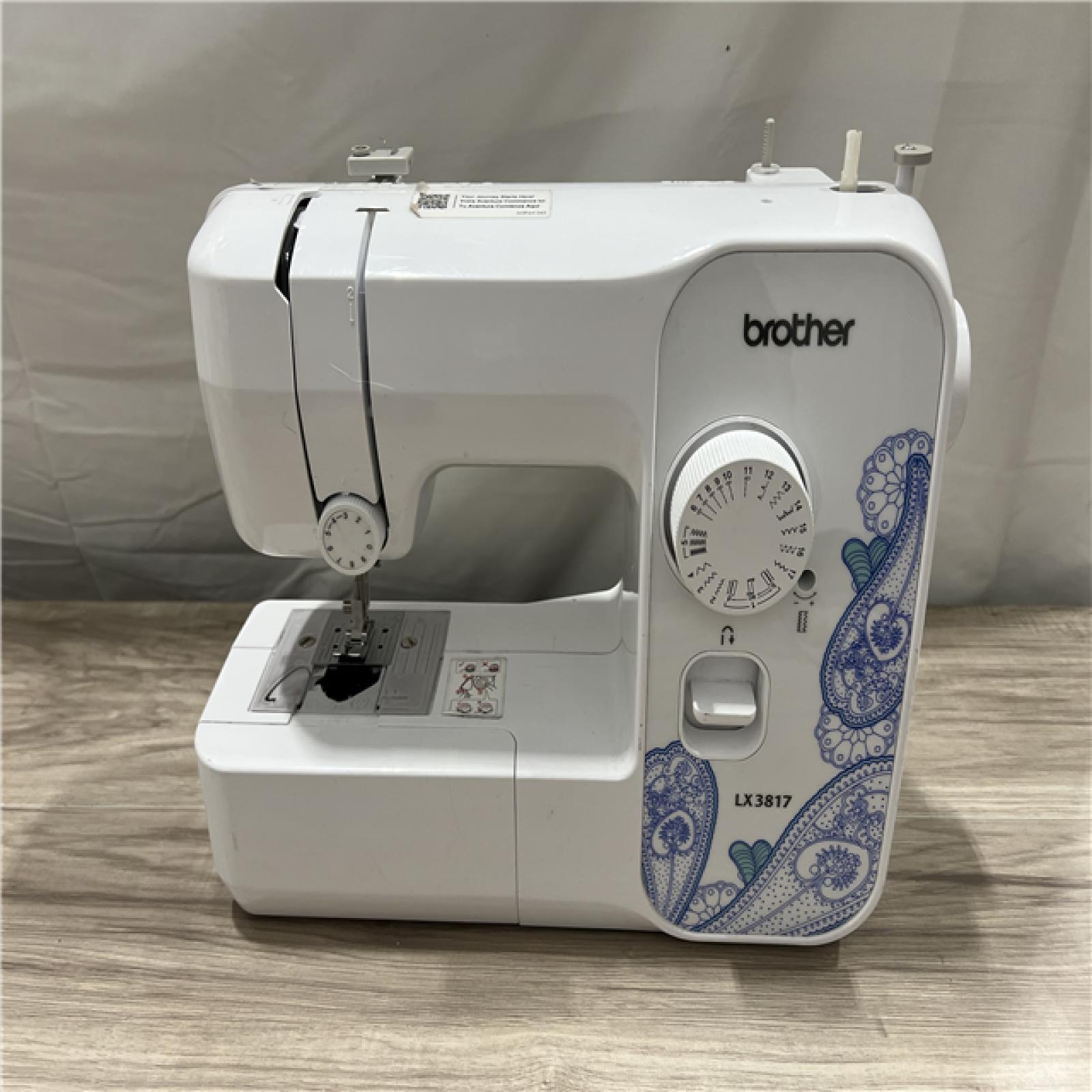 AS-IS Brother RLX3817 17-Stitch Sewing Machine  White