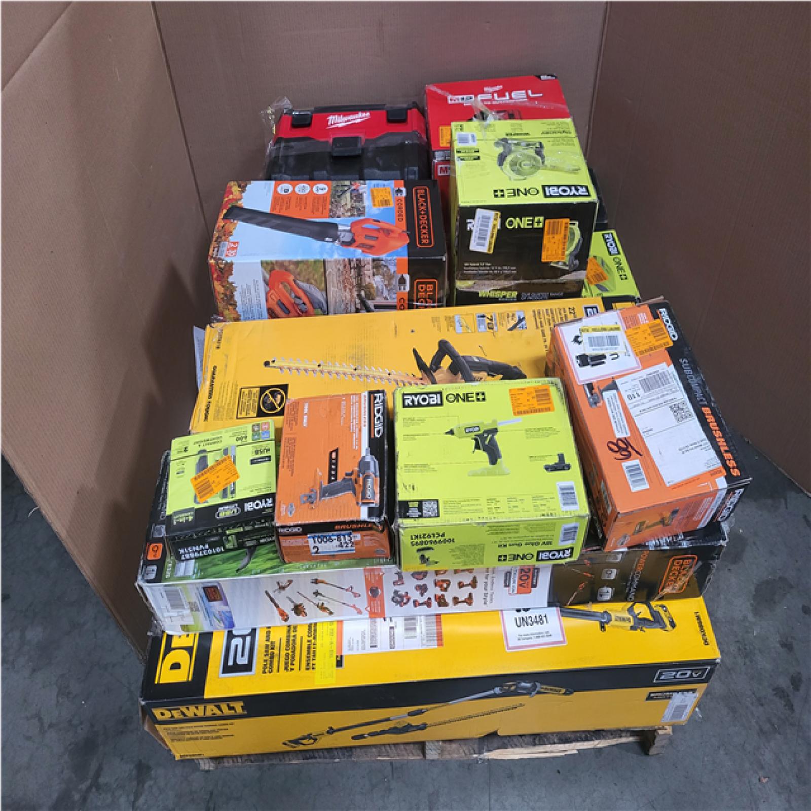CALIFORNIA AS-IS TOOL PALLET