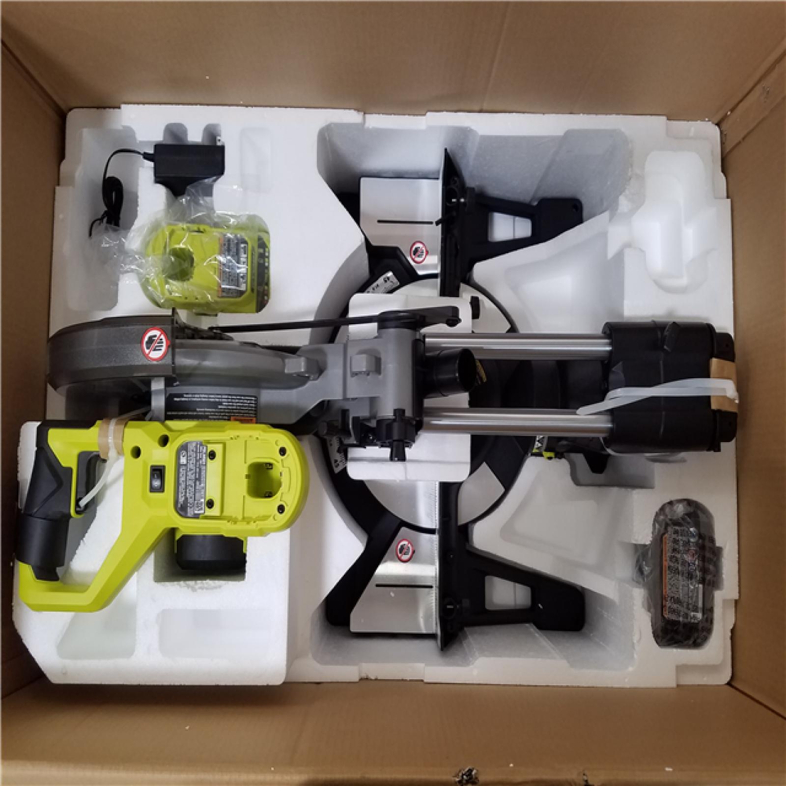 California NEW Ryobi One+ 18V Brushless 10 Sliding Compound Miter Saw Kit