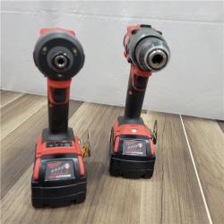 AS-IS  Milwaukee M18 FUEL 18V Lithium-Ion Brushless Cordless Hammer Drill and Impact Driver Combo Kit (2-Tool) with 2 Batteries