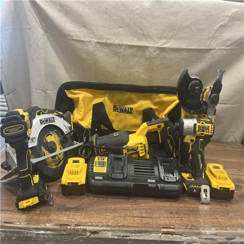 AS-IS 20-Volt XR Lithium-Ion 6-Tool Cordless Combo Kit with (2) 5.0 Ah Battery Packs and Charger