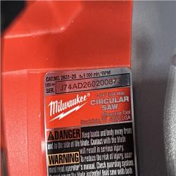 Houston Location AS-IS Milwaukee Hammer Drill Driver and Impact Driver Hackzall and Circular Saw and Batteries QTY/2 with Charger