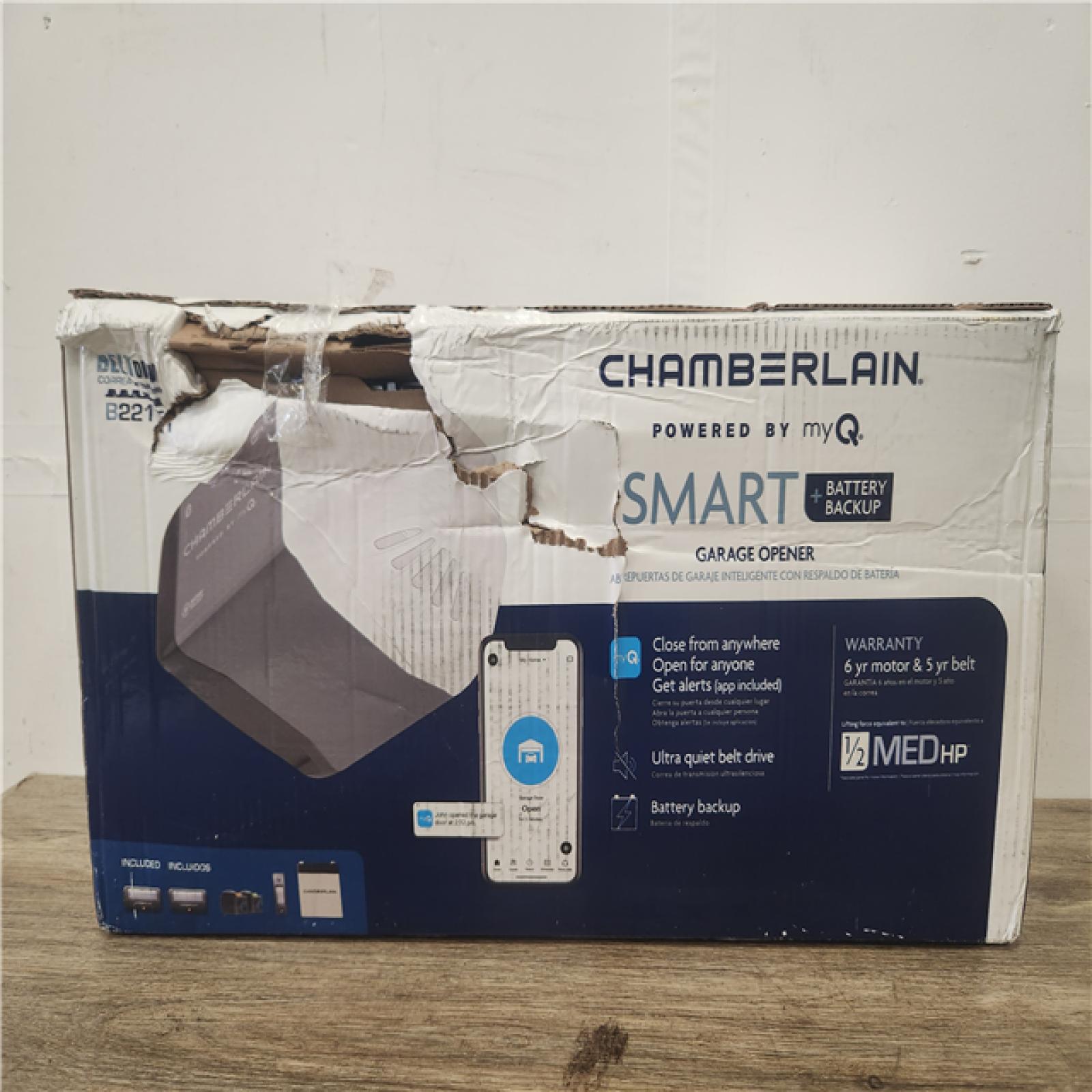 Phoenix Location NEW Chamberlain B2211T 1/2 HP Smart Quiet Belt Drive