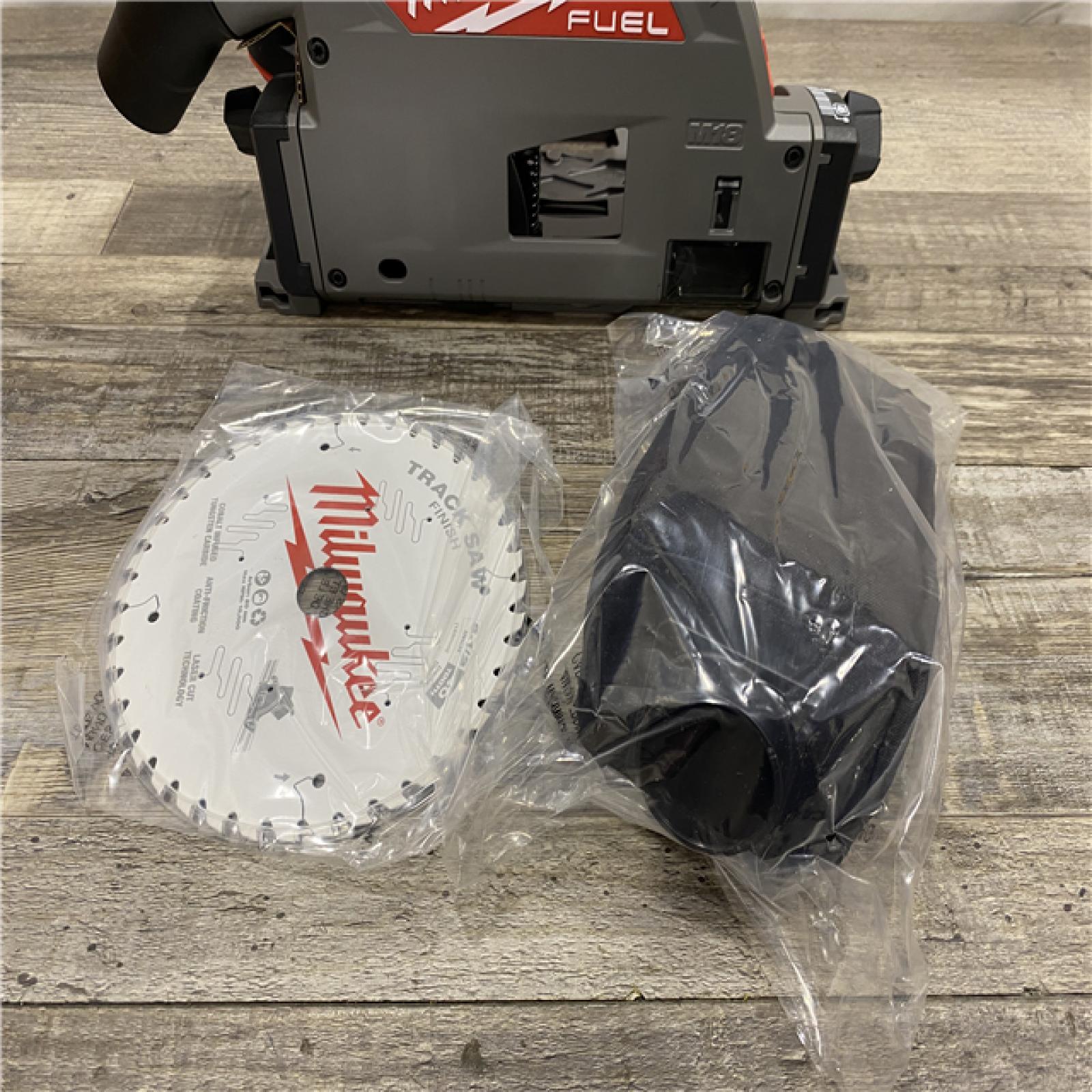 AS-IS Milwaukee FUEL 18V Lithium-Ion Cordless Brushless 6-1/2 in. Plunge Cut Track Saw (Tool-Only)