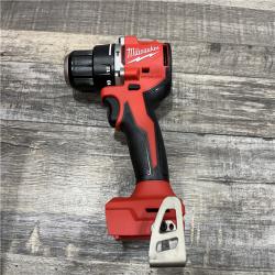 AS-IS Milwaukee 18V Lithium-Ion Brushless Cordless 1/2 in. Compact Hammer Drill/Driver Kit