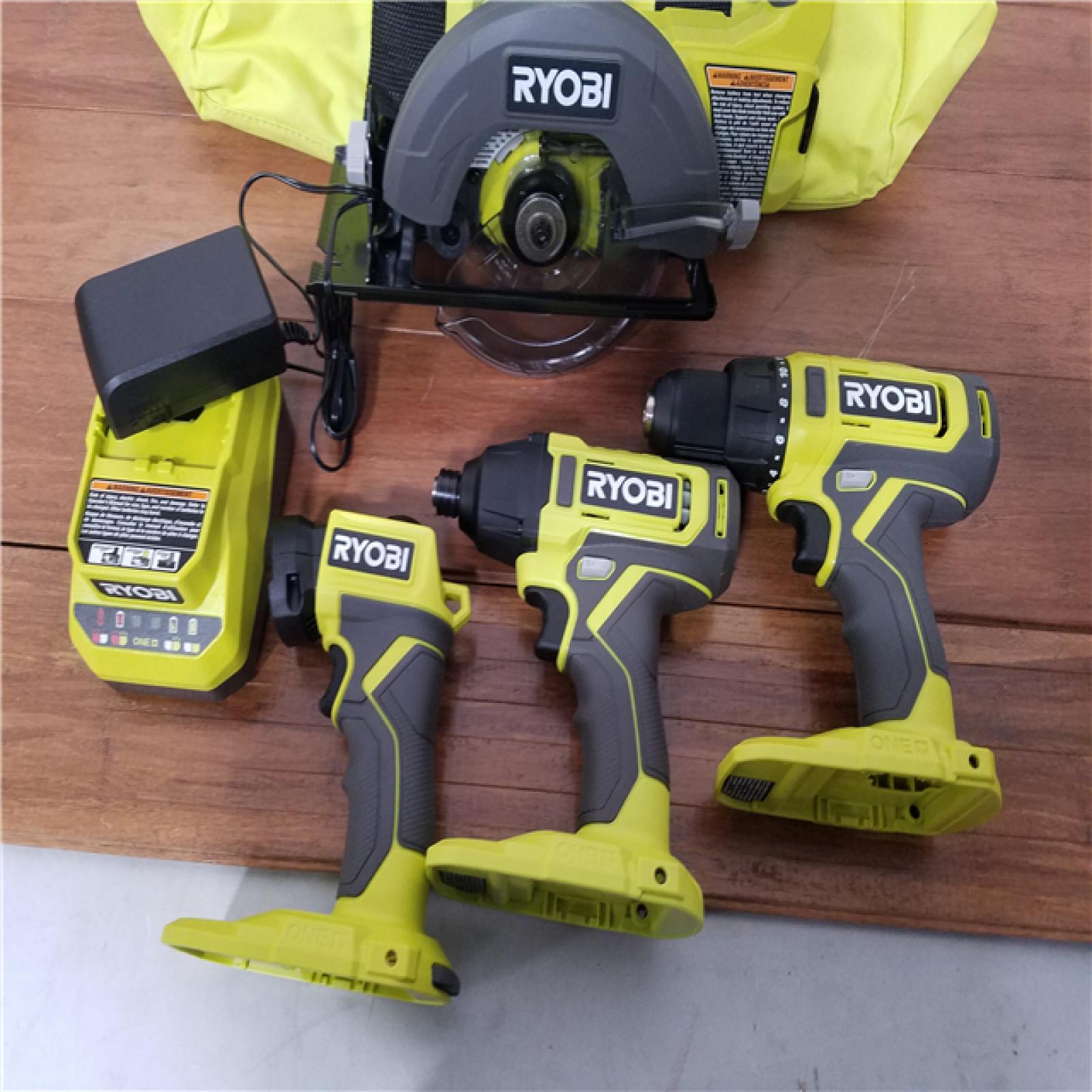California AS-IS Ryobi 18V 4-Tool Combo Kit
