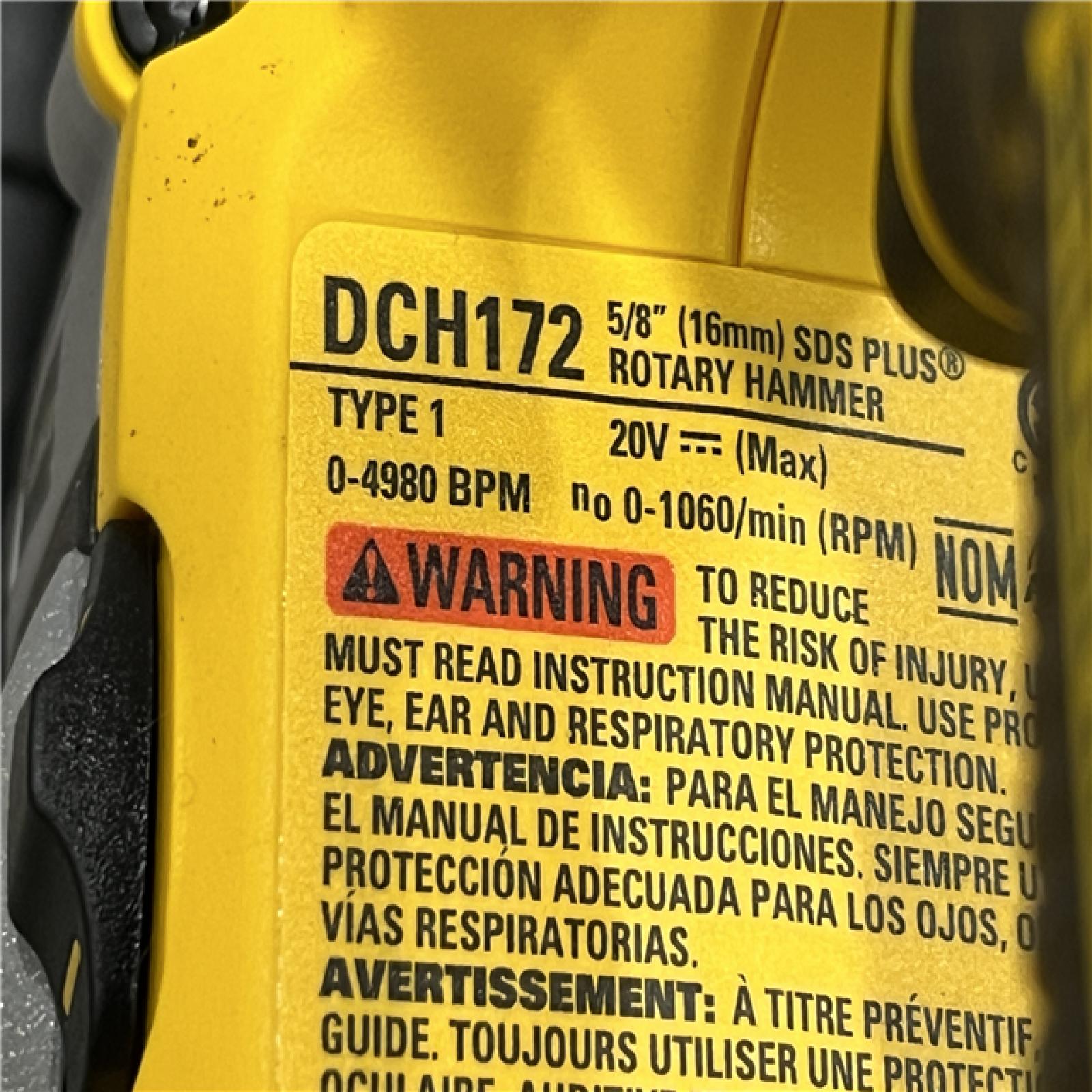 AS-IS DEWALT ATOMIC 20V MAX Cordless Brushless Ultra-Compact 5/8 in. SDS Plus Hammer Drill (Tool Only)