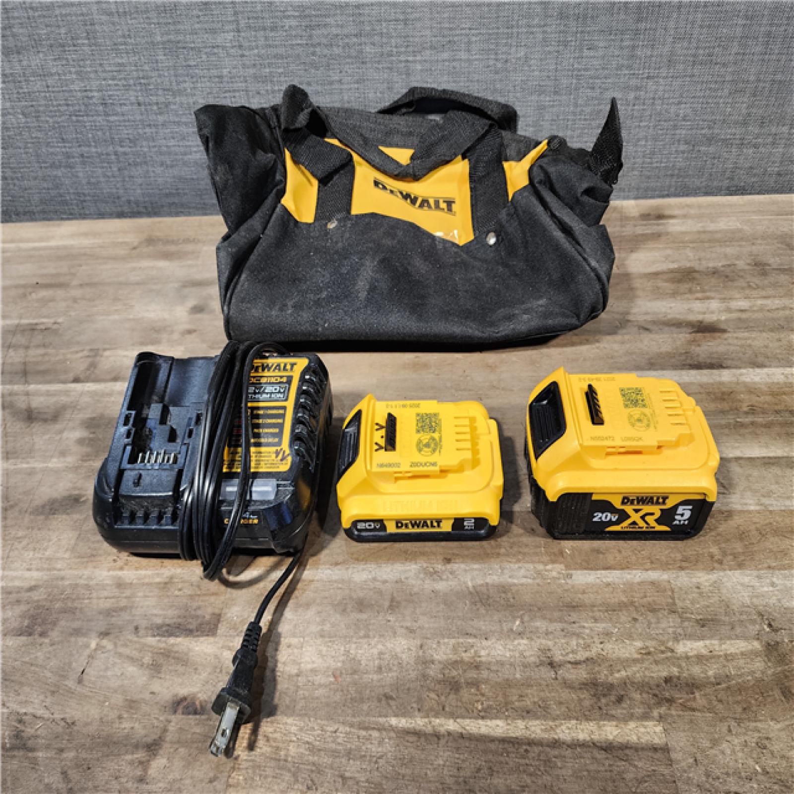 HOUSTON LOCATION - AS-IS DeWalt 2-Tool Combo Kit W/ (2) BATTERY & CHARGER