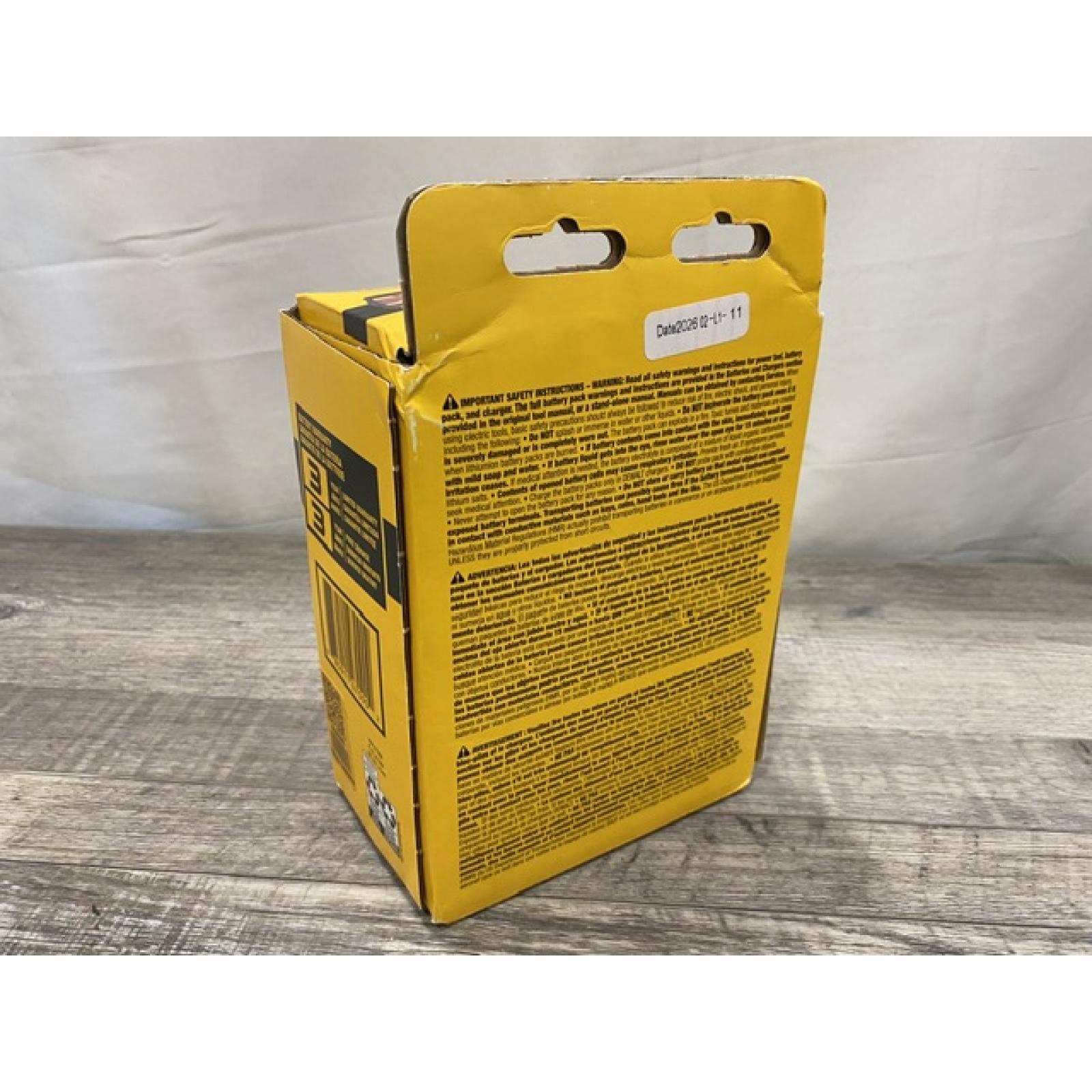 NEW - DEWALT FLEXVOLT 20V/60V MAX Lithium-Ion 6.0Ah Battery Pack (2 Pack)