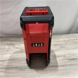 AS-IS Milwaukee 12-Volt Lithium-Ion Cordless Bluetooth/AM/FM Jobsite Radio with Charger