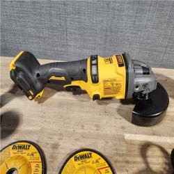 HOUSTON LOCATION - AS-IS (2) DEWALT 60V MAX Cordless Brushless 4.5 in. to 6 in. Small Angle Grinder with Kickback Brake (Tool Only)