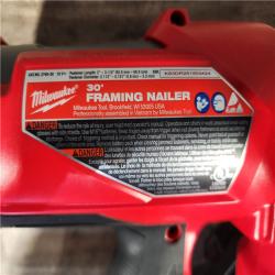 HOUSTON LOCATION - AS-IS Milwaukee FUEL 3-1/2 in. 18-Volt 30-Degree Lithium-Ion Brushless Cordless Framing Nailer (Tool-Only)