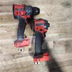 HOUSTON LOCATION - AS-IS Milwaukee FUEL 18V Lithium-Ion Brushless Cordless Hammer Drill and Impact Driver Combo Kit