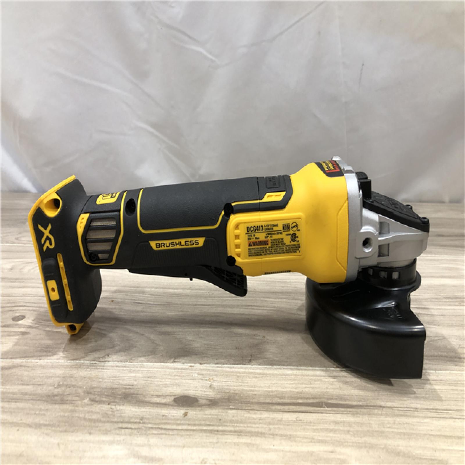 AS-IS DeWalt 20-Volt MAX XR Cordless 4-1/2 in. Small Angle Grinder (Tool-Only)