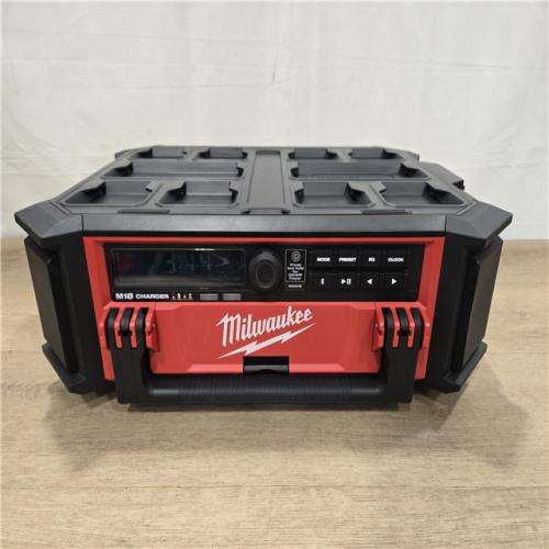 AS-IS Milwaukee Lithium-Ion Cordless PACKOUT Radio/Speaker with Built-In Charger