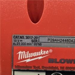 AS-IS Milwaukee M18 FUEL 18V Cordless Handheld Blower (Tool-Only)